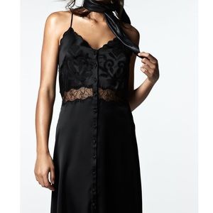 ZARA CUTE COMBINATION SLIP DRESS ♥️